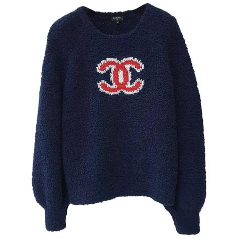 chanel navy sweater|chanel sweater for women.